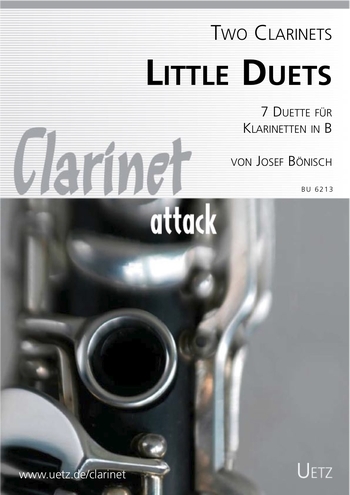 Little Duets 7 kleine Duette  für 2 Klarinetten in B  Partitur