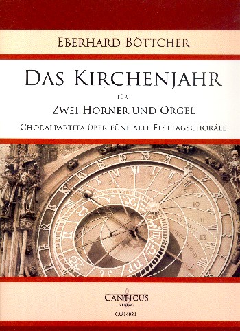 Das Kirchenjahr  für 2 Hörner und Orgel  Partitur und Stimmen