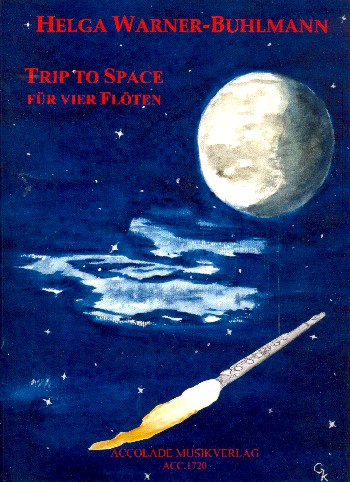 Trip to Space  für 4 Flöten  Partitur und Stimmen
