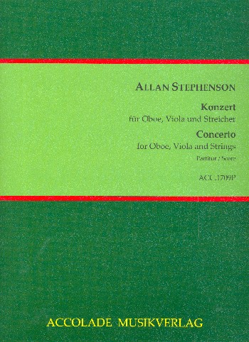 Konzert  für Oboe, Viola und Streicher  Partitur