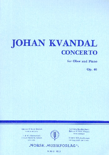 Concerto op.46  for Oboe and String Orchestra  for oboe and piano