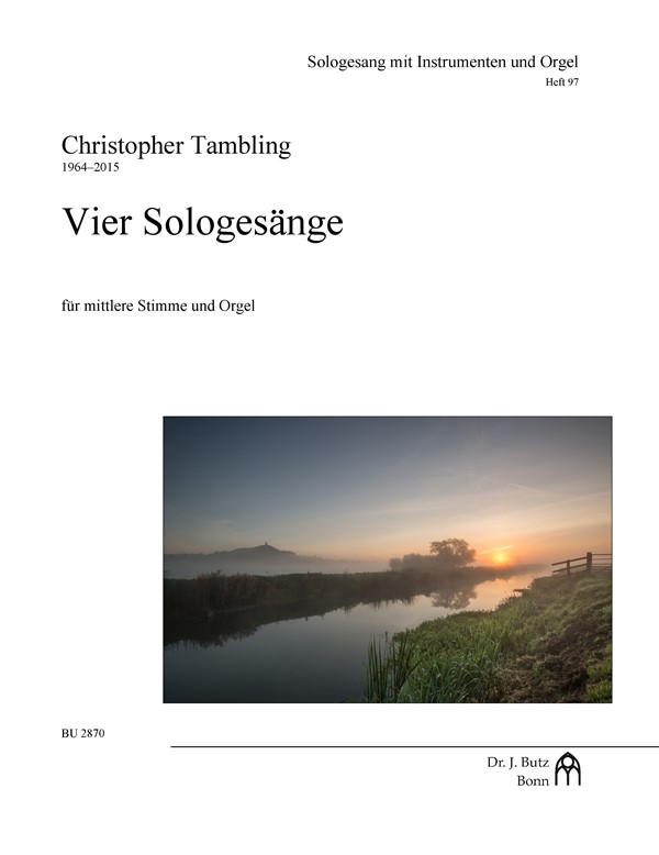 Vier Sologesänge&nbsp;&nbsp;für Gesang (mittel) und Orgel&nbsp;&nbsp;