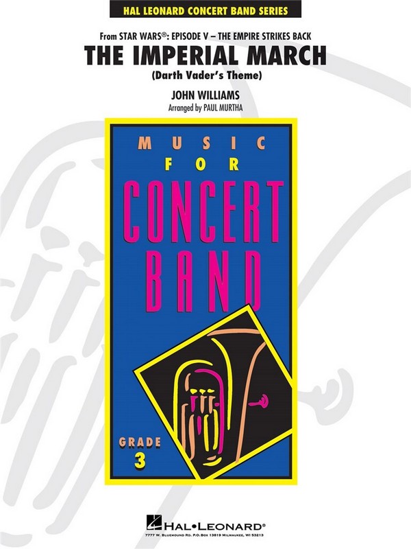 HL04005405 The Imperial March (Darth Vader's Theme):&nbsp;&nbsp;for concert band&nbsp;&nbsp;score