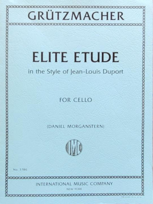 IMC3786 Elite Etude  for cello  