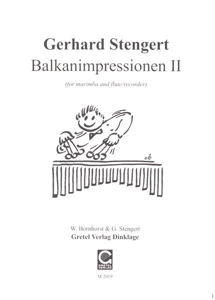 Balkanimpressionen Nr.2  für Flöte und Marimbaphon  Partitur und Stimmen
