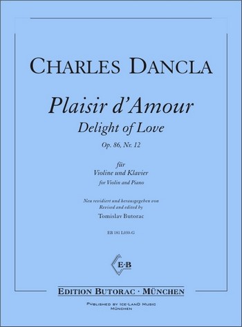 Plaisir d'amour op.86,12&nbsp;&nbsp;für Violine und Klavier&nbsp;&nbsp;