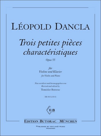 3 petites pièces charactéristiques op.55  für Violine und Klavier  