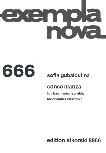 Concordanza  für Kammerensemble (10 Spieler)  Studienpartitur