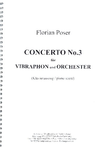 Konzert Nr.3 für Vibraphon und Orchester
