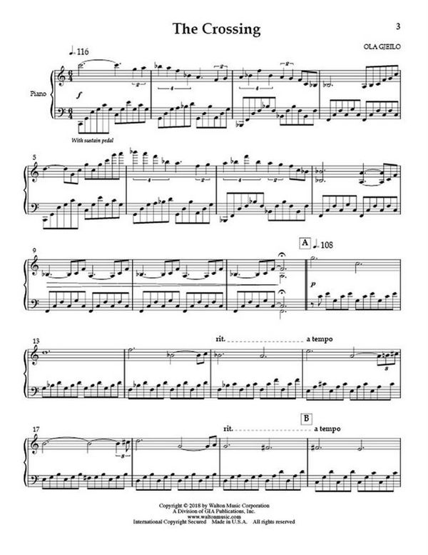 The Crossing  and  Reflections&nbsp;&nbsp;for piano&nbsp;&nbsp;
