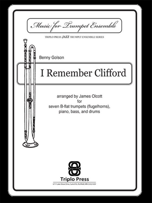 TRP174 I remember Clifford  for 7 trumpets and rhythm section  score and parts