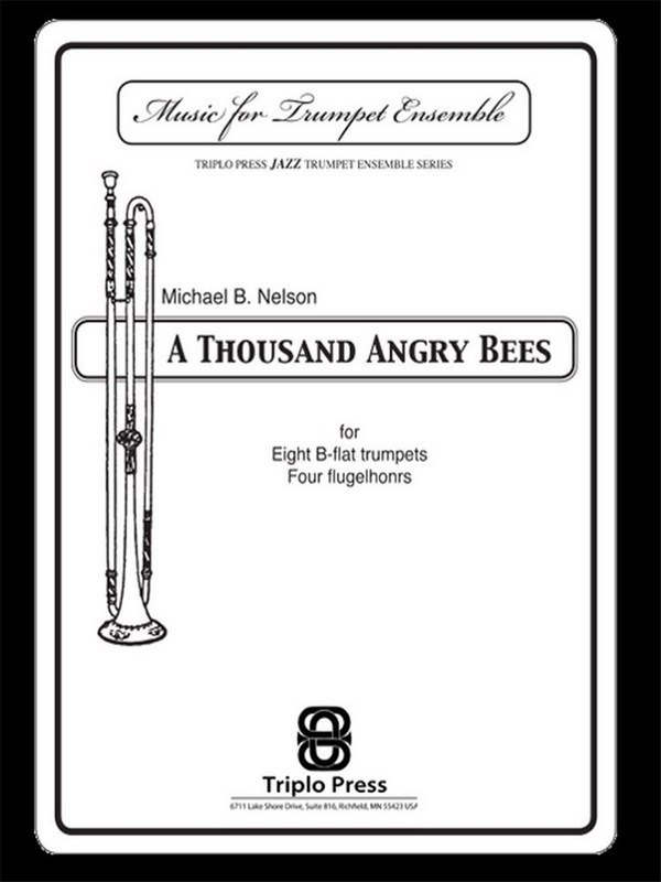 TRP177 A thousand angry Eyes  for 8 trumpets and 4 flugelhorns  score and parts