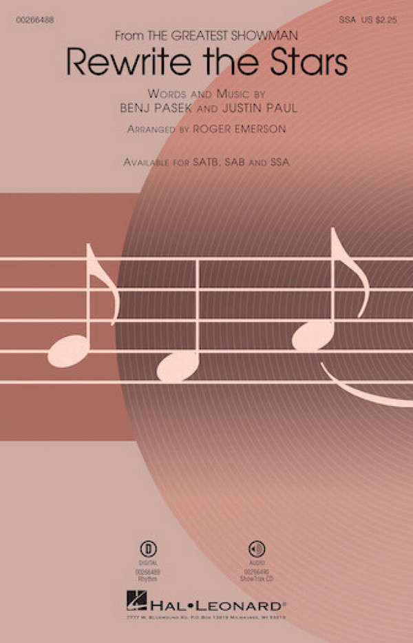 HL00266488 Rewrite the Stars  for female chorus  