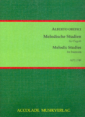 Melodische Studien&nbsp;&nbsp;für Fagott&nbsp;&nbsp;
