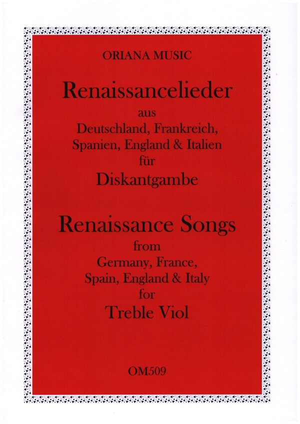 Renaissance-Lieder  für 2 Diskantgamben  