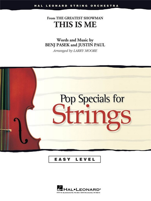 HL04492296 This is me:  for string orchestra  score and parts (8-8-4--4-4-5)