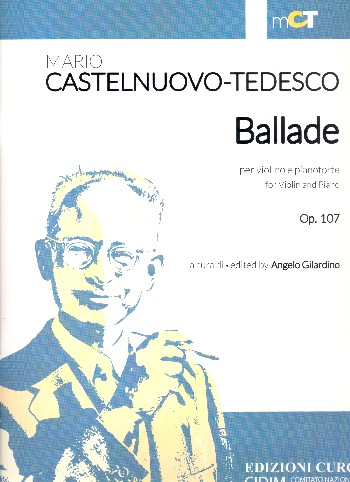 Ballade op.107  for violin and piano  