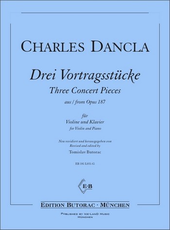 3 Vortragsstücke aus op.187  für Violine und Klavier  