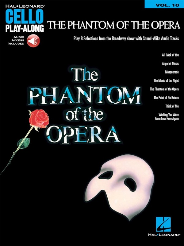 The Phantom of the Opera (+Online Audio)&nbsp;&nbsp;for cello&nbsp;&nbsp;