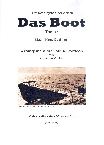 Das Boot (Hauptthema)&nbsp;&nbsp;für Akkordeon&nbsp;&nbsp;