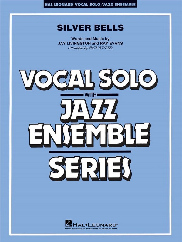 Silver Bells&nbsp;&nbsp;for voice and jazz ensemble&nbsp;&nbsp;score
