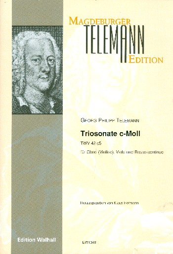 Sonate c-Moll TWV42:c5&nbsp;&nbsp;für Oboe (Violine), Viola und Bc&nbsp;&nbsp;Partitur und Stimmen (Bc ausgesetzt)