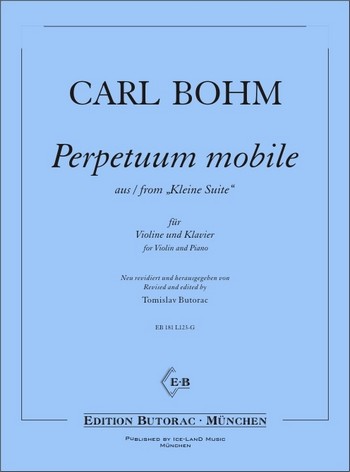 Perpetuum mobile  für Violine und Klavier  