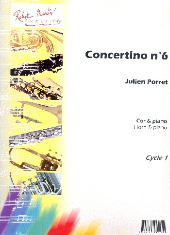 Concertino no.6  pour cor en fa  et piano  