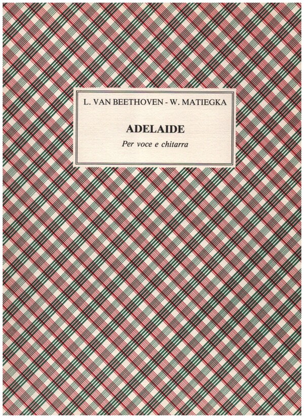 Adelaide&nbsp;&nbsp;per voce e chitarra&nbsp;&nbsp;facsimile