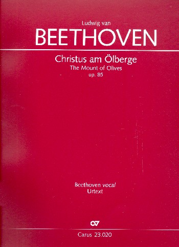 Christus am Ölberge op.85&nbsp;&nbsp;für Soli, gem Chor und Orchester&nbsp;&nbsp;Partitur (dt/en)