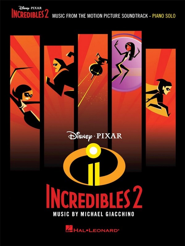 Incredibles 2:&nbsp;&nbsp;for piano&nbsp;&nbsp;