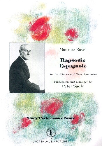 Rapsodie espagnole  for 2 pianos, Pauken and percussion  score