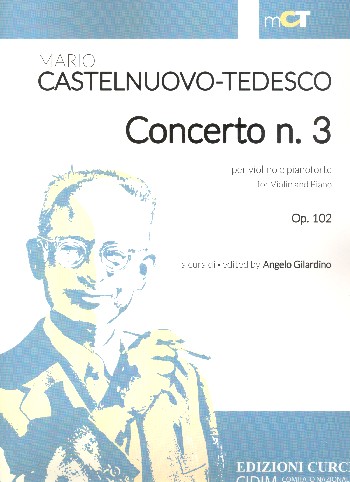 Concerto no.3 op.102  for violin and piano  