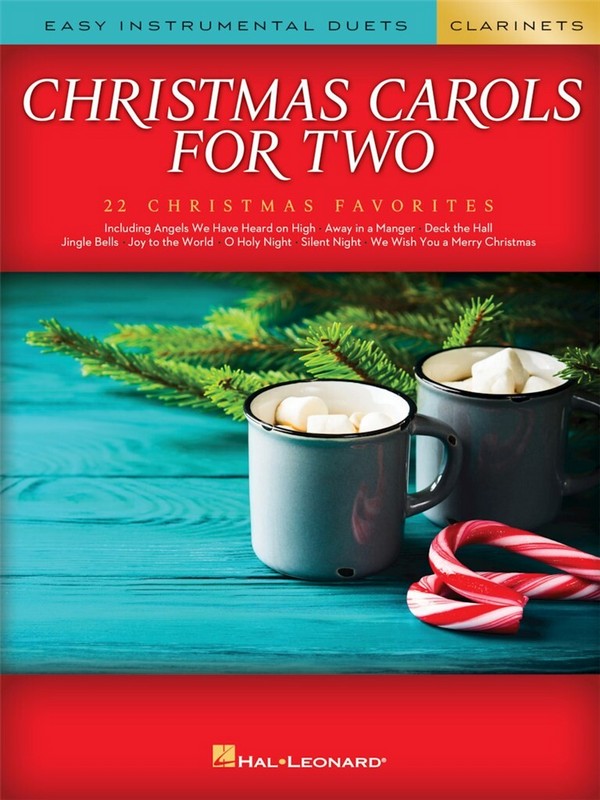 Christmas Carols for two&nbsp;&nbsp;for 2 clarinets&nbsp;&nbsp;score
