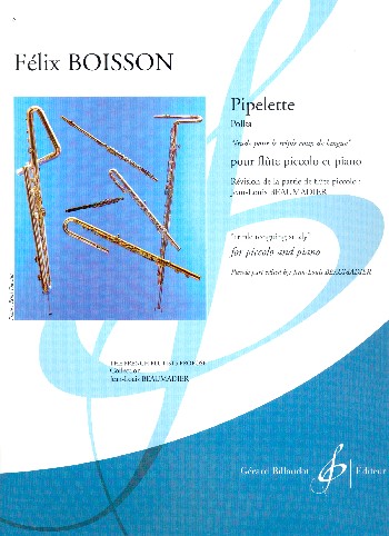 Pipelette&nbsp;&nbsp;pour flûte piccolo et piano&nbsp;&nbsp;