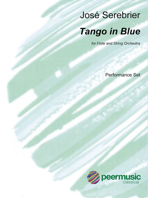 Tango in blue  for flute and string orchestra  score and parts