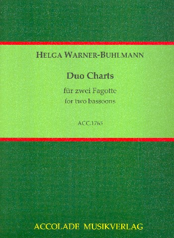 Duo Charts  für 2 Fagotte  Partitur und Stimmen