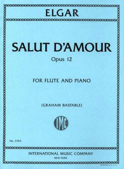 Salut d'amour&nbsp;&nbsp;for flute and piano&nbsp;&nbsp;