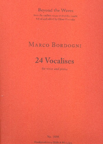 Vocalises  for voice and piano  2 scores