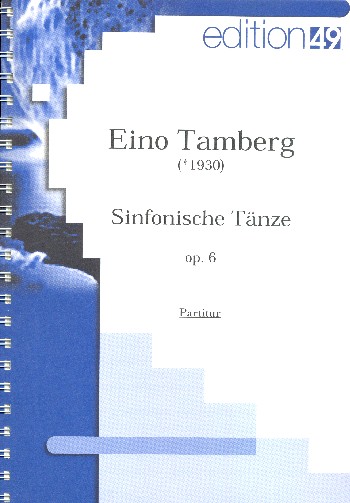 Sinfonische Tänze op.6&nbsp;&nbsp;für Orchester&nbsp;&nbsp;Partitur