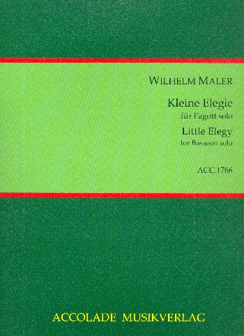 Kleine Elegie&nbsp;&nbsp;für Fagott&nbsp;&nbsp;