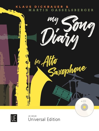 My Song Diary (+CD)&nbsp;&nbsp;für Altsaxophon (Klavier ad lib)&nbsp;&nbsp;Klavierbegleitung als pdf zum Ausdrucken (oder als Download)
