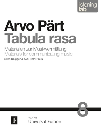 Arvo Pärt - Tabula rasa&nbsp;&nbsp;Materialien zur Musikvermittlung&nbsp;&nbsp;