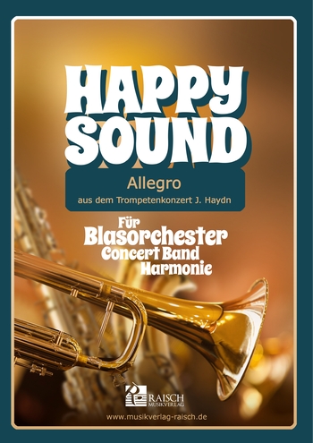 Allegro  für 4 Trompeten und Blasorchester  Partitur und Stimmen