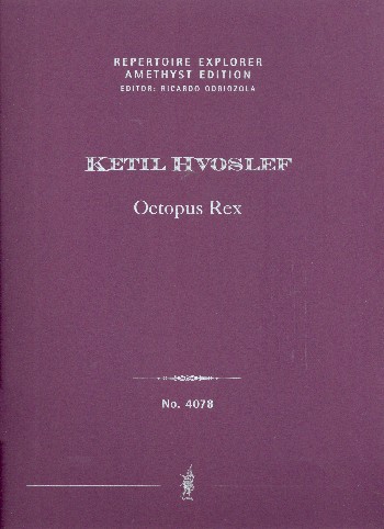 Octopus Rex  für 8 Violoncelli  Studienpartitur und Stimmen