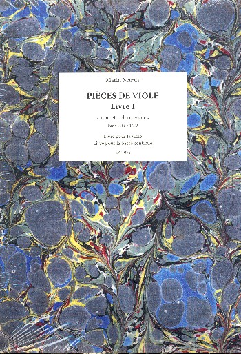 Pièces de viole livre 1  à 1-2 violes et Bc  Faksimile in 2 Bänden