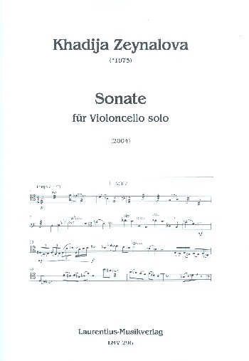 Sonate  für Violoncello  