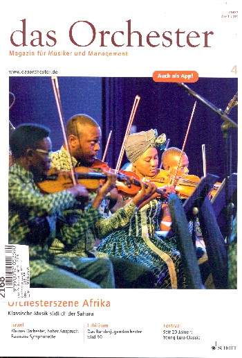 Das Orchester April 2019&nbsp;&nbsp;Orchesterszene Afrika&nbsp;&nbsp;