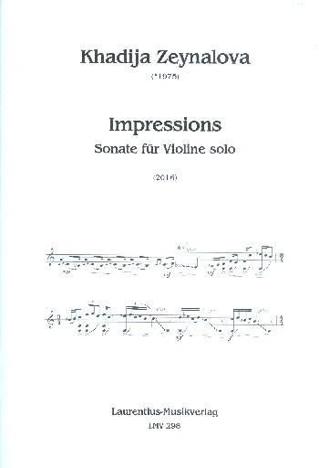 Impressions  für Violine  