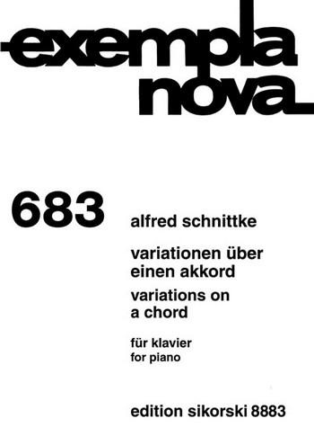Variationen über einen Akkord&nbsp;&nbsp;für Klavier&nbsp;&nbsp;